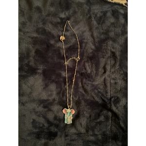 Elephant necklace and pendant “Never forget I love you”